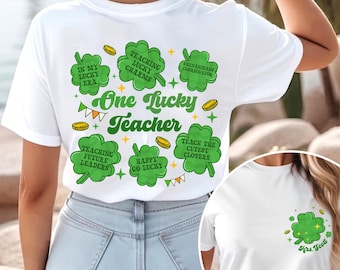Personalized St Patricks Day Teacher Shirt, My Students Are My Lucky Charms, St. Patrick's Day Teacher Shirt, Shenanigans Coordinator