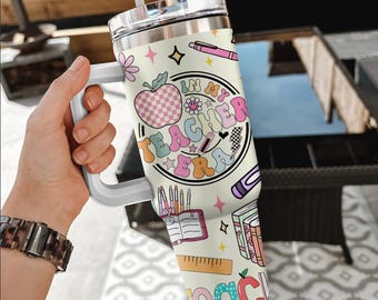 Presentes personalizados para professores, copo arco-íris para professores, presente de agradecimento para professores, presente de agradecimento para professores, xícaras de café para professores, copo personalizado