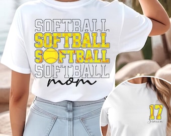 Custom Name Mama Of Both Shirt, Baseball Mom Shirt, Softball Mom Shirt, Mom Of Both, Sports Mom Shirt, Mother's Day Gift, Baseball Mama