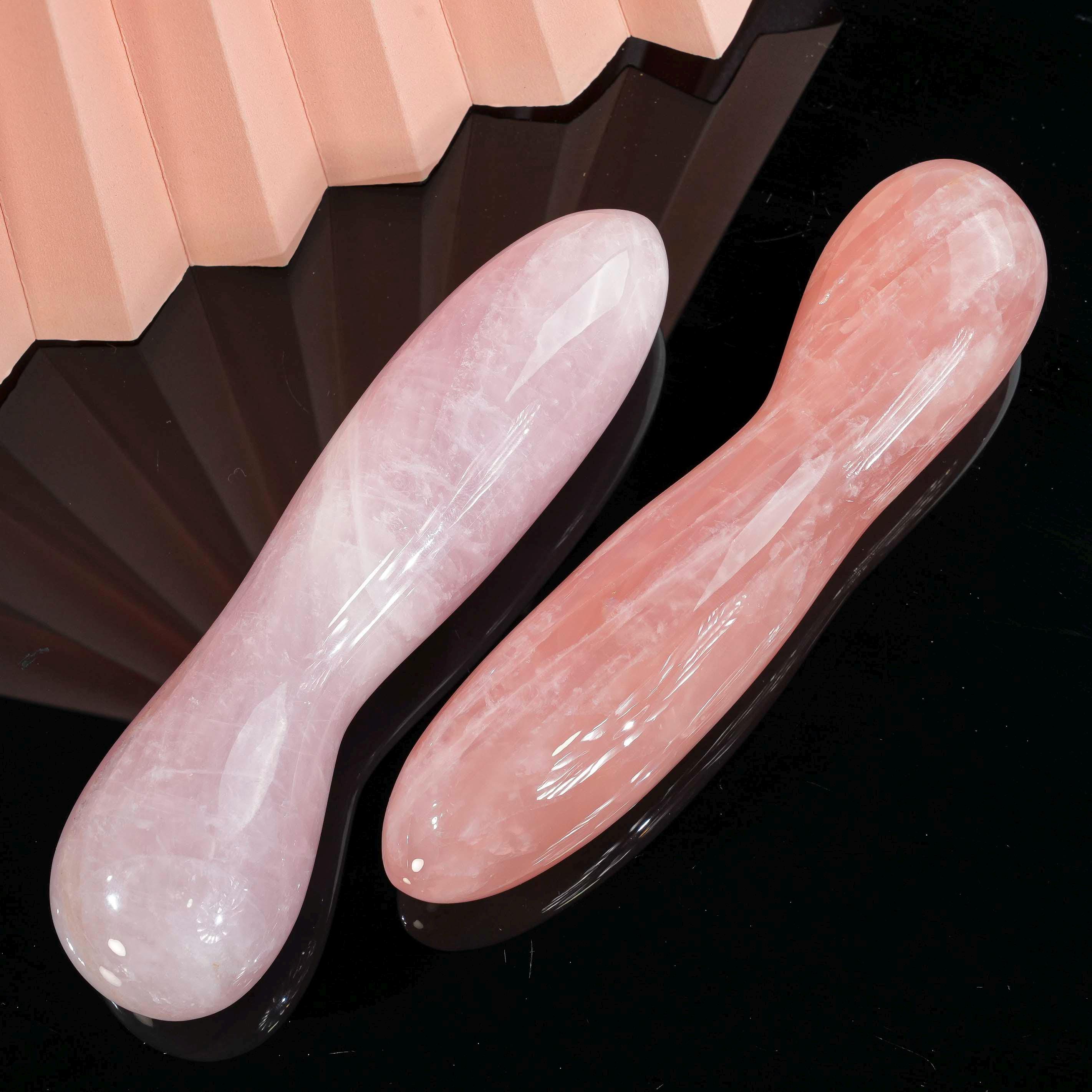Rose Quartz Yoni Wand