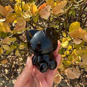 3.1&quot; Obsidian Kitty Cat