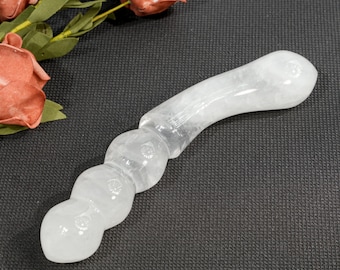 7“ Natural Clear Quartz Wand Crystal Quartz Stick