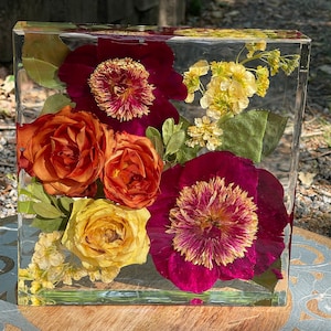 Custom Square Flower Preservation (DEPOSIT)