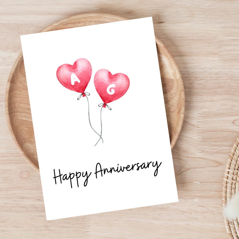 Carte d'anniversaire pour mari | Carte d'anniversaire pour femme | Carte d'anniversaire de petite amie | Carte d'anniversaire de petit ami | Carte de joyeux vous et moi image 3