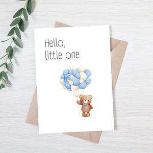 Carte de félicitations de bébé | Carte de grossesse pour future maman | Carte de fête de naissance | Carte Futurs parents | Vous attendez un bébé | Carte Nouveau-né