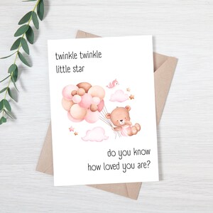 Carte de félicitations de bébé | Carte de grossesse pour future maman | Carte de fête de naissance | Carte Futurs parents | Vous attendez un bébé | Carte Nouveau-né