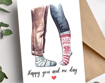 Anniversary Card for Husband | Anniversary Card for Wife | Girlfriend Anniversary Card |Boyfriend Anniversary Card|Happy You and Me Day Card