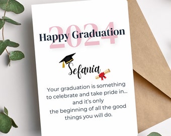 Personalized Graduation Card | Congratulations on Your Graduation Card