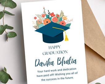 Personalized Graduation Card | Congratulations on Your Graduation Card