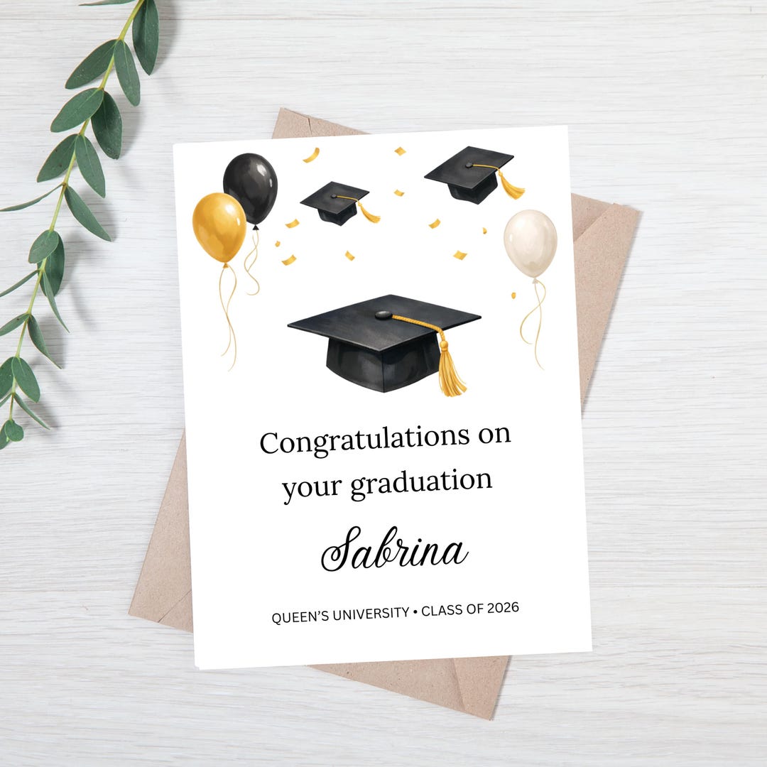 Personalized Graduation Card | Graduation Card for Family | Graduation ...