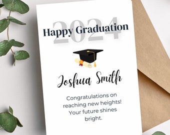 Personalized Graduation Card | Congratulations on Your Graduation Card