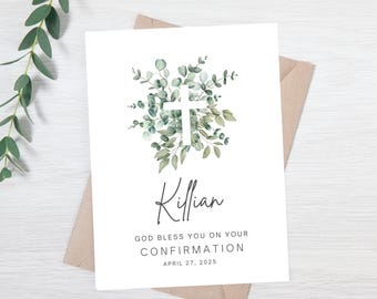 Confirmation Congratulations Card | Personalized Confirmarion Card | Confirmation Card | Congrats on Your Confirmation