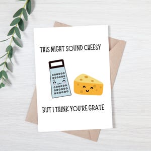 Lustige Liebeskarte | Punny romantische Karte für Frau | Lustige Karte für Mann | Wortspiel Karte für Partner, Ehepartner, Freund oder Freundin