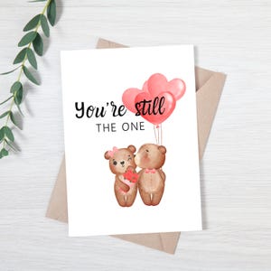 Vous êtes toujours la seule carte romantique | Carte d'anniversaire pour femme | Carte d'anniversaire pour mari | Carte d'anniversaire pour partenaire, conjoint