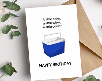 Lustige alles- Gute zum Geburtstagkarte | Lustige Geburtstagskarte für Freund | Karte für Sie | Karte für Ihn | Punny Geburtstagskarte für Freund