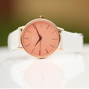 Gepersonaliseerde vintage dameshorloge: aangepaste band, gegraveerd cadeau