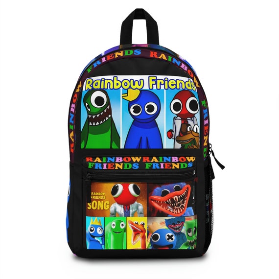 Roblox Rainbow Friends Bag 3-Pieces Set Cartoon Mochila Para