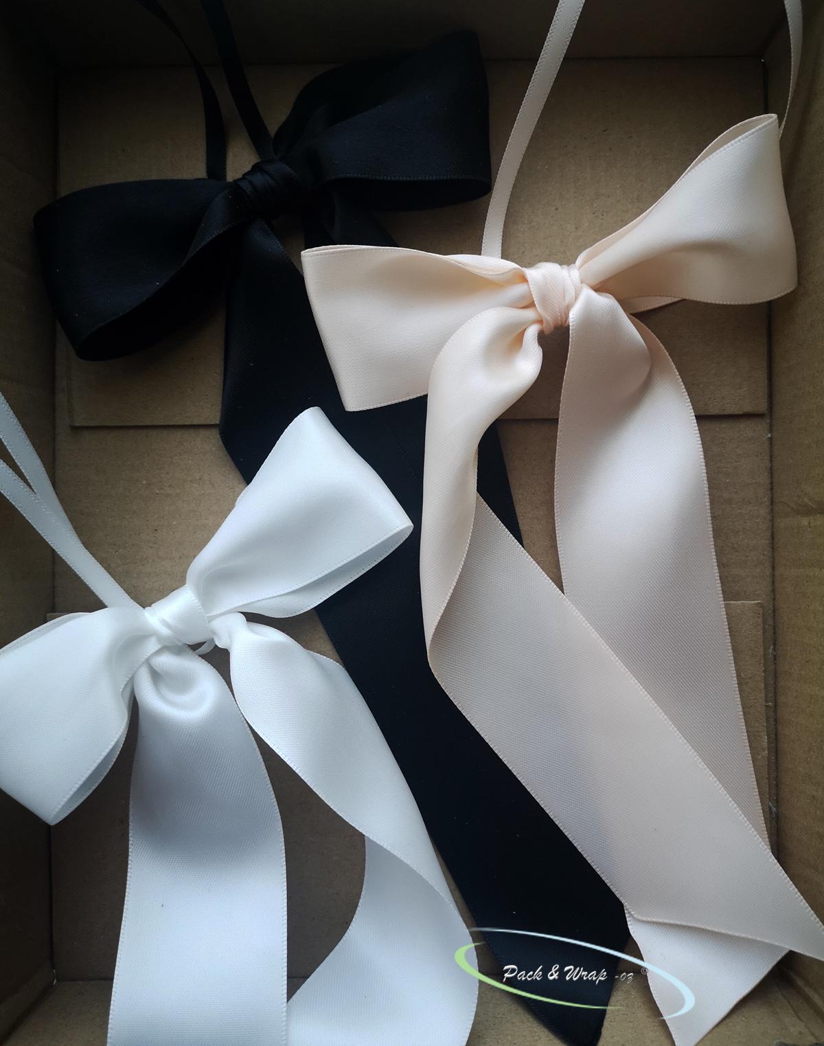 Hand-tied Satin Ribbon Bows: Wedding Party Decor, Gift Wrapping - Etsy ...
