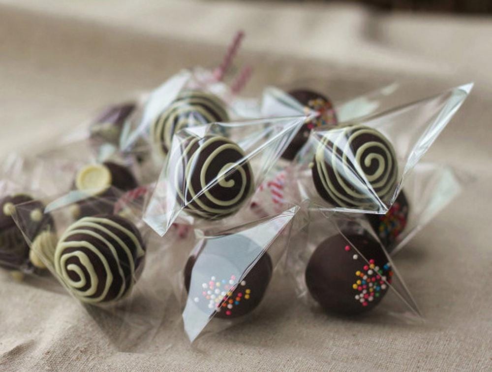 Pop Wrapping DIY Candy/cake Pop Wrapping Set: Sticks, Cello Bags & Twist Ties - Etsy
