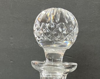 Decanter per liquori/whisky/liquore Waterford Crystal vintage “LISMORE” con tappo (NUOVO)
