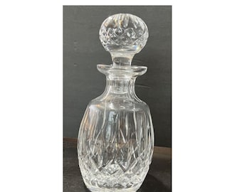 Decanter per liquori/whisky/liquore Waterford Crystal vintage “LISMORE” con tappo (NUOVO)