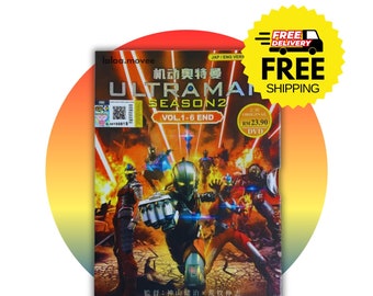 Ultraman Season 2 (Vol. 1-6 End) - *English Dubbed All Region Free Ship