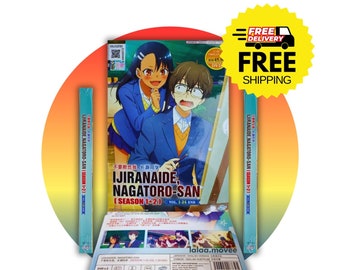 Ijiranaide, Nagatoro-san Season 1+2 DVD (Ep 1-24 end) (English Dubbed)- Free Shipping