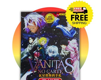 DVD English Version The Case Study Of Vanitas (Volume 1-24 End) All Region- Free Shipping