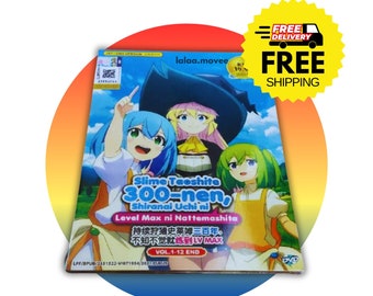Neue Set Dvd Anime SLIME TAOSHITE 300-NEN (Band 1- 12 Ende) Englische Version & Alle Region Komplette Box Set
