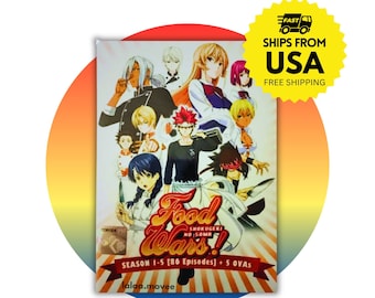 Food Wars! Shokugeki No Soma Season 1-5 Volume 1-86 End Anime DVD English Dubbed Region All & Free