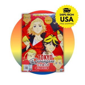 Tokyo Revengers Season 1 Anime DVD (Vol. 1-24 End) Eng Dubbed (Shipped From USA)