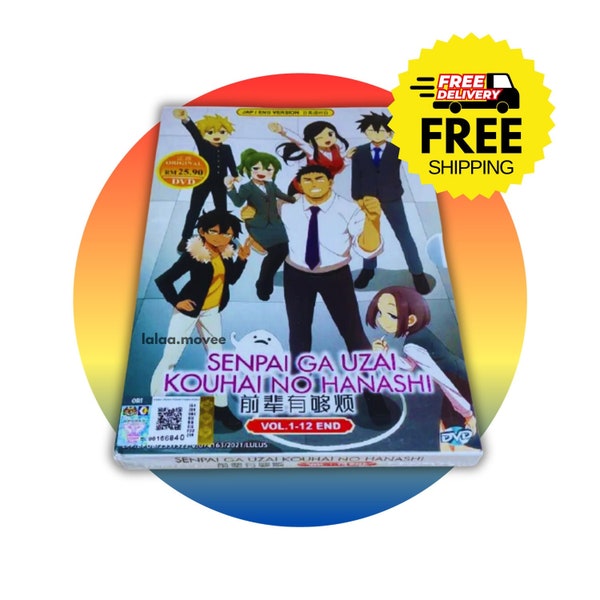 SENPAi GA UZAi KOuHAI NO Hanashi ( a.k.a My Senpai Is Annoying ) - Complete TV Series with English Dubbed Anime Dvd Free Ship