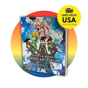 Sword Art Online Season 1-3 Complete Series Anime English Dubbed DVD