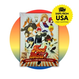 Dvd Anime Food Wars Shokugeki No Soma Season 1- 5 Vol. 1-86 END