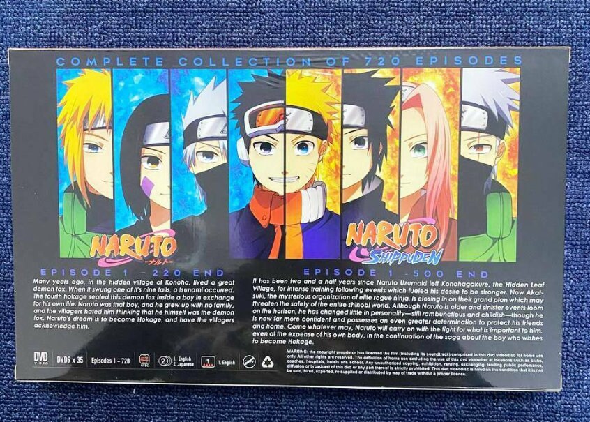 ENGLISH DUBBED Naruto Shippuden Complete Series Season 1 720 - Etsy