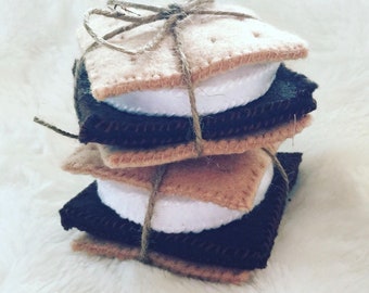 S'mores  - felt play food