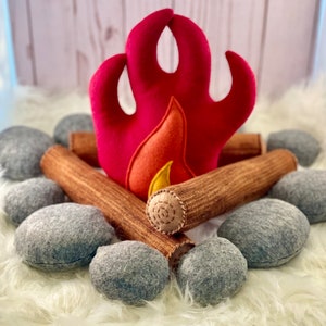 Felt Campfire - The Torch