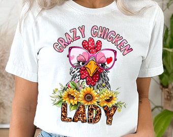crazy chicken lady png sublimation design- funny png sublimation designs downloads for shirts