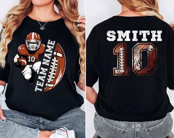 Custom American Football Jersey Name and Number PNG Sublimation Design for Personalized instant download
