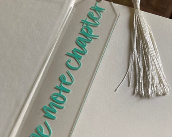 Personalized Acrylic Bookmark with Tassel