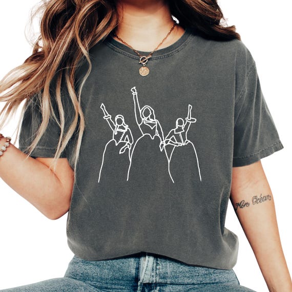 Hamilton Broadway Tee: Schuyler Sisters Design - Soft Cotton Relaxed Fit