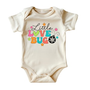 Little Love Bug Baby Onesie® • Cute Baby Bodysuit • Natural Color Baby Clothing • Printed in USA • Cute Baby Statement Outfit