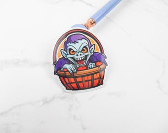 Spooktacular Vinyl Sticker, Urban Horror Vinyl Decal, Grunge Horror Sticker, Creepy Halloween Sticker, Laptop Sticker