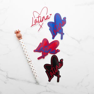 Latina Sticker, Latina Pride Sticker, Latina Vibes Sticker, Latina Power Sticker, Latina Energy Sticker, Latina Laptop Sticker, Stickers