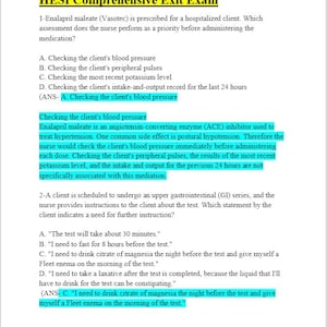 Examen de egreso integral de HESI