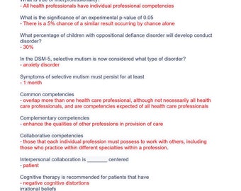 PMHNP Study guide board questions