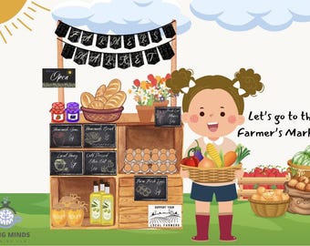 Juego de simulación del mercado de agricultores, PDF imprimible