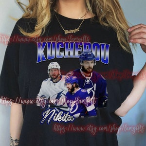 Limited Edition Nikita Kucherov shirt merchandise Professional Hockey ice  Player vintage classic retro 90's Graphictee Sweatshirt ENG564