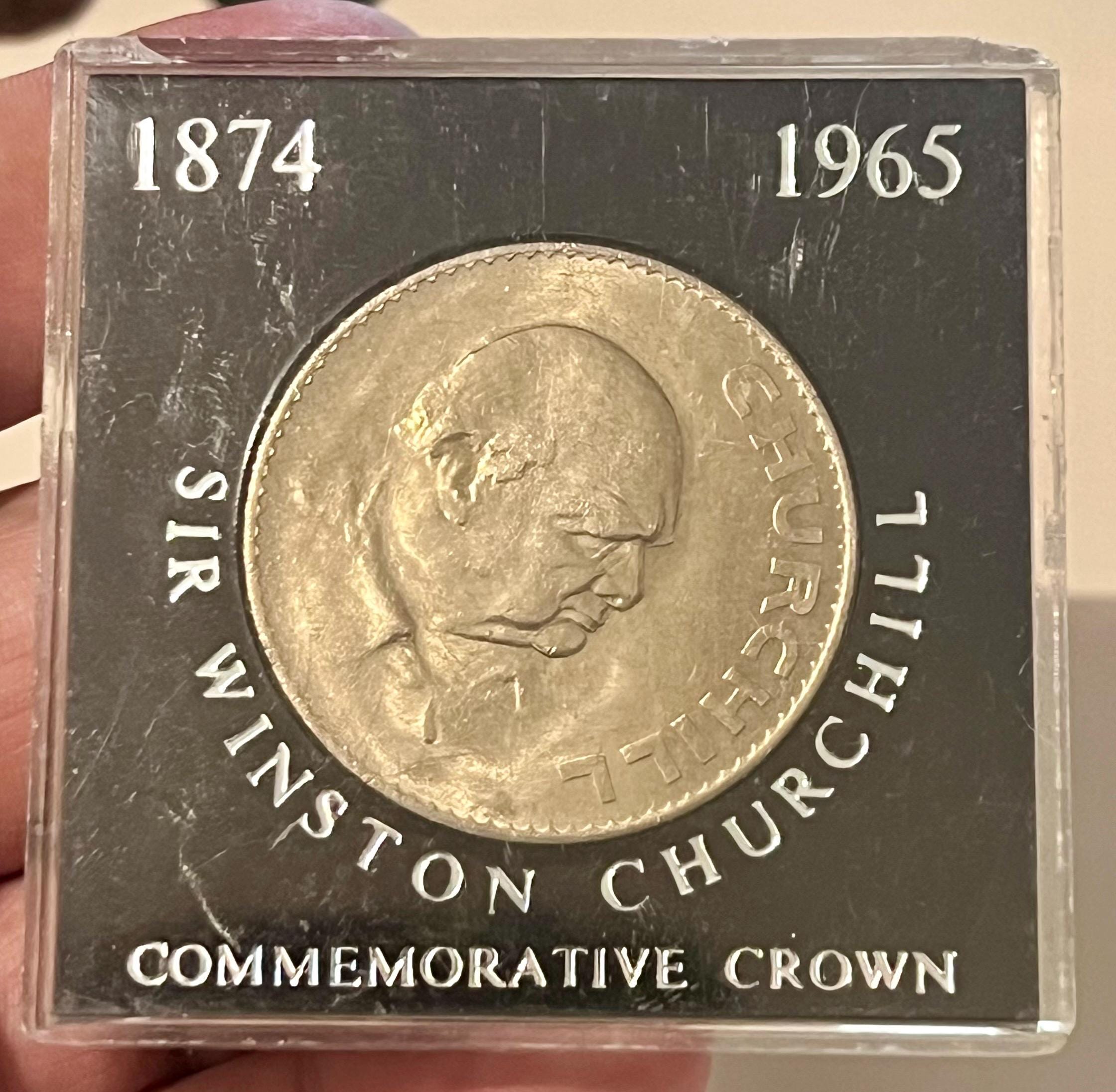 GBイギリス　チャーチル元首相 銀製メダル スターリングシルバー925 Winston Churchill Coin 1965 - Etsy Canada