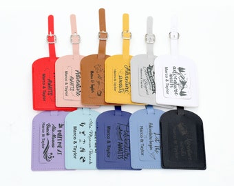 Custom Destination Wedding Gift, Personalized Luggage Tags,Travel Gifts, Best Friend Gifts, Business Promotional Items, Address Luggage tags